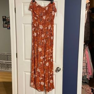 Sleeveless pant romper